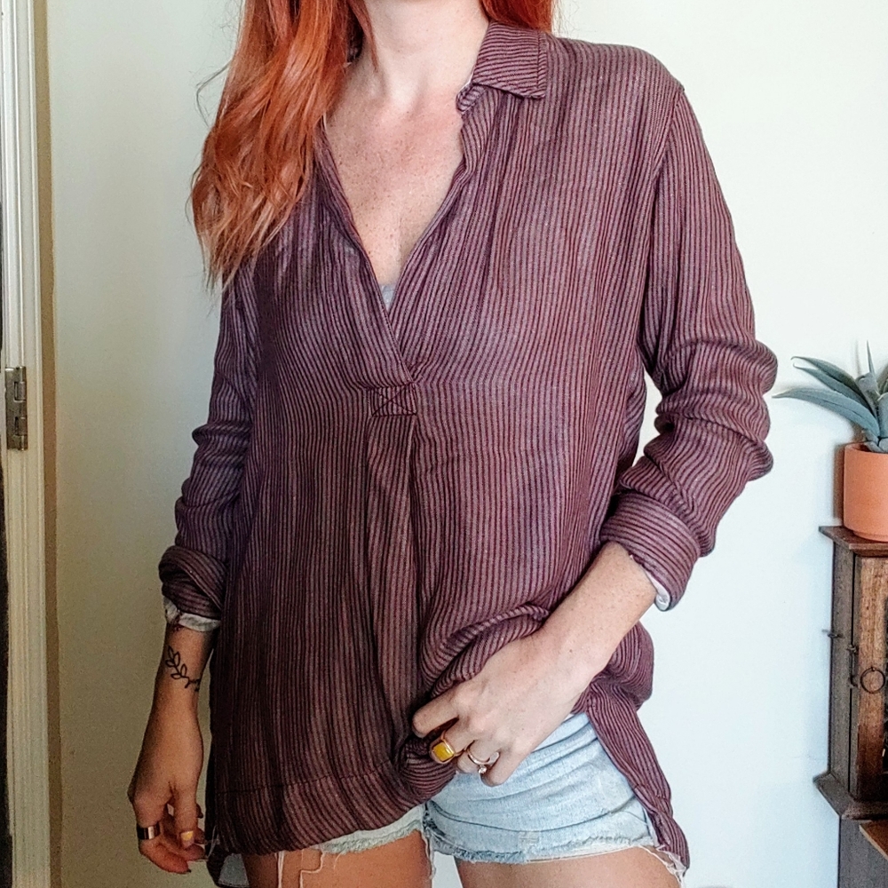 Free People long sleeve shirt NWOT